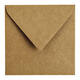 Envelop Papicolor 140x140mm kraft bruin pak à 6 stuks