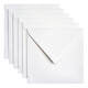 Envelop Papicolor 140x140mm metallic parelwit pak à 6 stuks