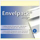 Dubbele kaart Papyrus Envelpack Design vierkant 140x140mm ivoor 894440 set van 5