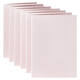 Correspondentiekaart Papicolor dubbel 105x148mm lichtroze pak à 6 stuks