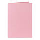Correspondentiekaart Papicolor dubbel 105x148mm babyroze pak à 6 stuks