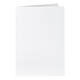 Correspondentiekaart Papicolor dubbel 105x148mm kraft wit pak à 6 stuks