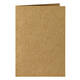 Correspondentiekaart Papicolor dubbel 105x148mm bruin pak à 6 stuks