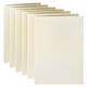 Correspondentiekaart Papicolor dubbel 105x148mm metallic ivoor pak à 6 stuks