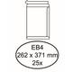 Envelop Hermes akte EB4 262x371mm zelfklevend wit pak à 25 stuks