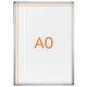 Kliklijst Nobo Essence A0 118x84,1cm aluminium
