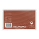Systeemkaart Aurora 130x80mm lijn met rode koplijn 210gr wit 100 vel