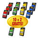Indextabs Post-it 680 25.4x43.2mm 10+2 gratis assorti 50 tabs per dispenser