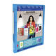 Presentatieringband Oxford Polyvision A4 4-rings O-mech 20mm blauw