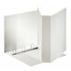 Presentatieringband Esselte panorama A4 maxi 4-rings D-mechaniek 60mm wit