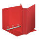 Presentatieringband Esselte panorama A4 4-rings D-mechaniek 30mm PP rood