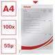 Showtas Esselte copy safe 0.06mm PP A4 glashelder 100 stuks