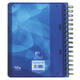 Projectboek Oxford School A5+ lijn 6-gaats 240 pagina's 80gr blauw