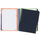 Projectboek Oxford School A5+ lijn 6-gaats 240 pagina's 80gr blauw
