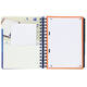 Projectboek Oxford School A5+ lijn 6-gaats 240 pagina's 80gr blauw