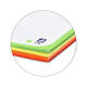Projectboek Oxford School A5+ lijn 6-gaats 240 pagina's 80gr blauw