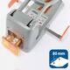 Perforator Rapid Supreme HDC150/2 heavy duty 2-gaats 150 vel zilver/oranje