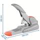 Nietmachine Rapid Supreme duax heavy duty 170 vel zilver/oranje