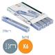 Nieten Leitz cartridge K6 26/6 5x210 stuks