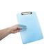 Klembord MAUL A4 staand transparant PS neon blauw