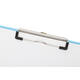 Klembord MAUL A4 staand transparant PS neon blauw
