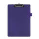 Klembord Quantore A4 staand PVC blauw met 100mm klem + penlus