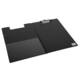 Klembordmap Quantore A4 staand PVC zwart met 100mm klem + penlus
