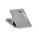 Papierklem MAUL magnetisch vierkant 40mm zilver
