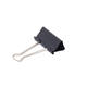 Papierklem MAUL 213 foldback 50mm zwart 12 stuks