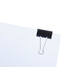 Papierklem MAUL 213 foldback 50mm zwart 12 stuks