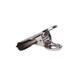 Papierklem MAUL Bulldog 50mm capaciteit 20mm zilver 10 stuks