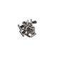 Papierklem MAUL Bulldog 50mm capaciteit 20mm zilver 10 stuks