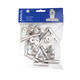 Papierklem MAUL Bulldog 50mm capaciteit 20mm zilver 10 stuks