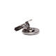 Papierklem MAUL Bulldog met magneet 30mm zilver 2 stuks