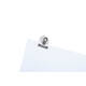 Papierklem MAUL Bulldog met magneet 30mm zilver 2 stuks