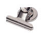 Papierklem MAUL Bulldog met magneet 40mm zilver 2 stuks