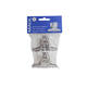 Papierklem MAUL Pro 75mm capaciteit 20mm zilver 2 stuks