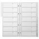 Telefoonalbum Kangaro 215x130mm A-Z 4-rings zwart