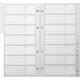Telefoonregister navulling Kangaro A-Z 200x100mm 4-rings