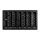 Muntinzetbak Pavo 330x183x20mm zwart