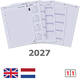 Agendavulling 2027 Kalpa A5 1dag/1pagina