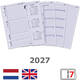 Agendavulling 2027 Kalpa Personal 7dagen/2pagina's