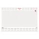 Bureau-onderlegblok 2027 Quantore ruit 56,5X36cm  wit