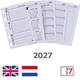 Agendavulling 2027 Kalpa Mini 7dagen/2pagina's