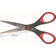 Schaar Scotch 18cm precision rood blister