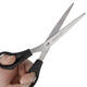 Kantoorschaar Westcott 210mm met kunststof grip linkshandig rvs