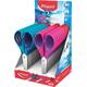 Schaar Maped Essentials Soft 13cm display á 24 stuks assorti