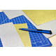 Snijmes Westcott Office 9mm met schuifsluiting en metalen houder blauw