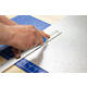 Snijmes Westcott Office 18mm met schuifsluiting blauw