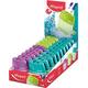 Puntenslijper Maped Shaker 2-gaats display à 20 stuks assorti